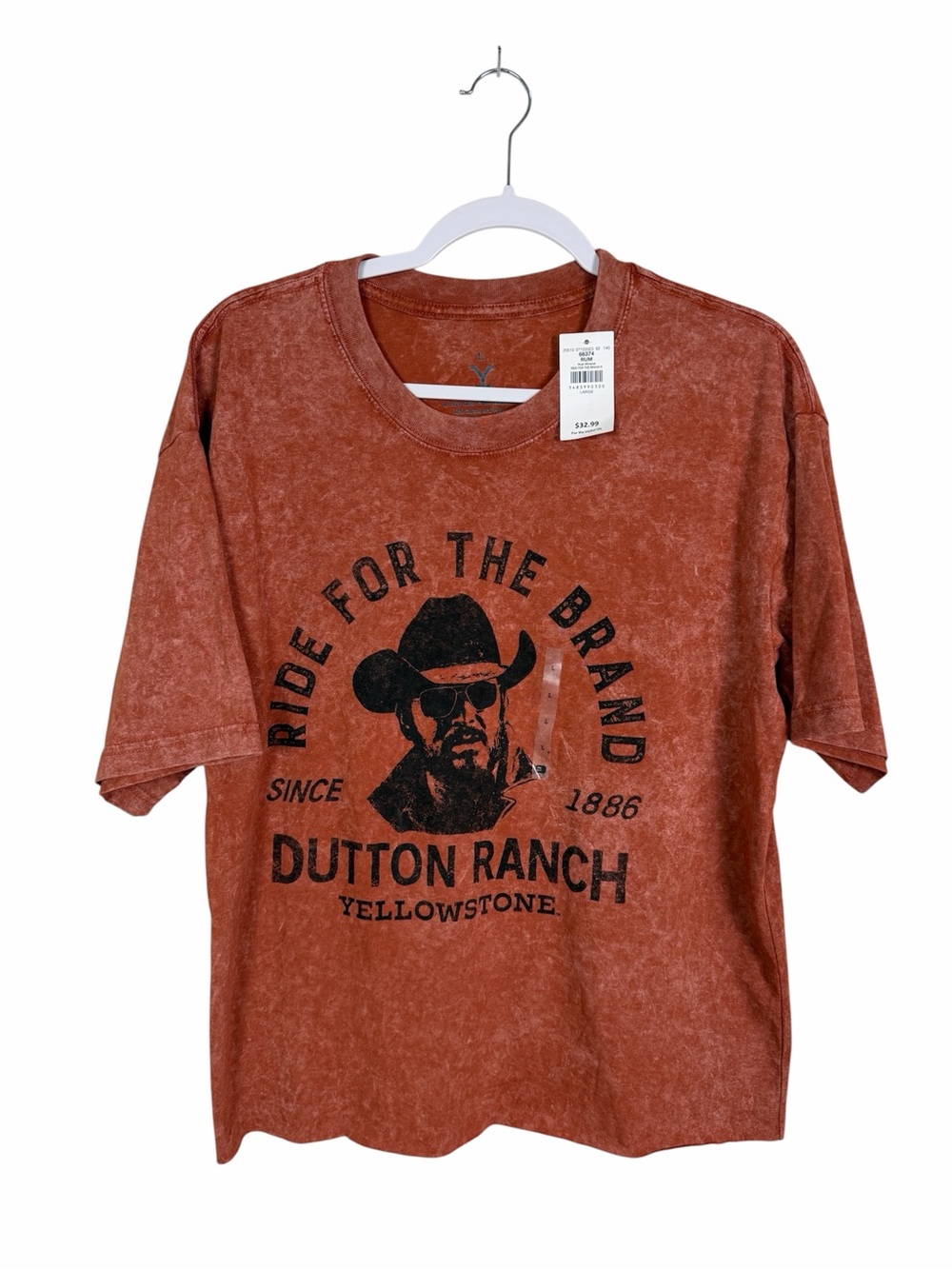 NWT Buckle Yellowstone Dutton Ranch Graphic Tee Western Ride for the Brand